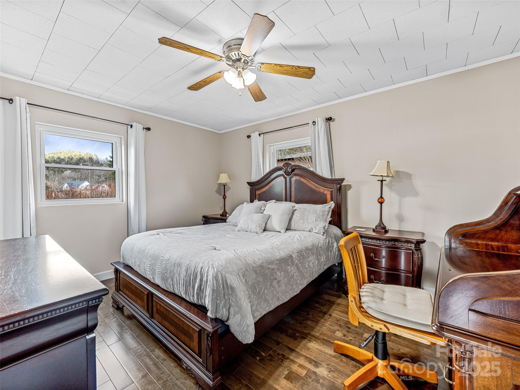372 Hamilton Road Penrose, NC 28766 - Photo 22 of 38 a bedroom with bed and window