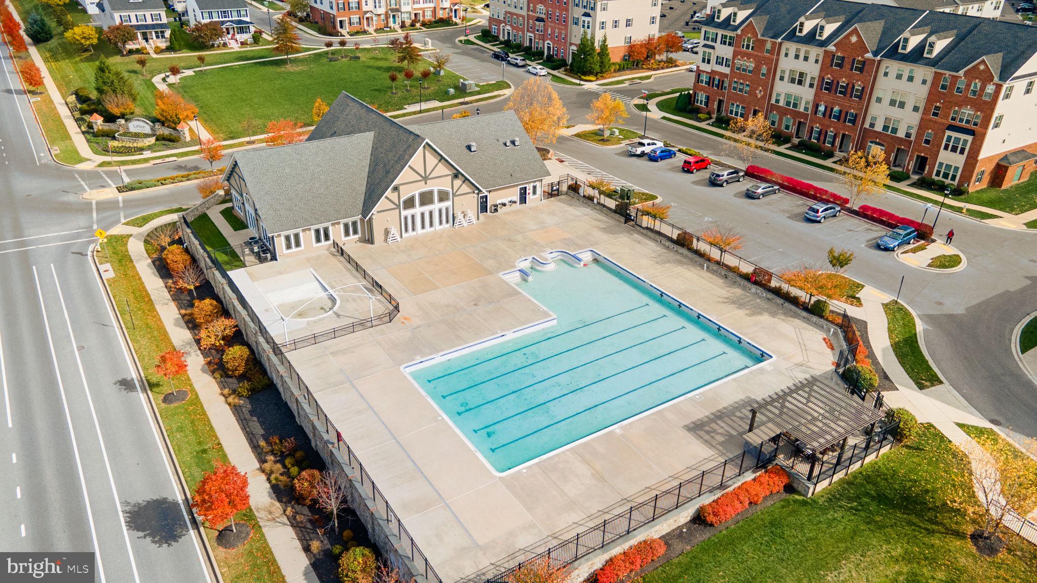 4861 Finnical Way, Unit 203 Frederick, MD 21703 - Photo 29 of 32 Aerial View Pool