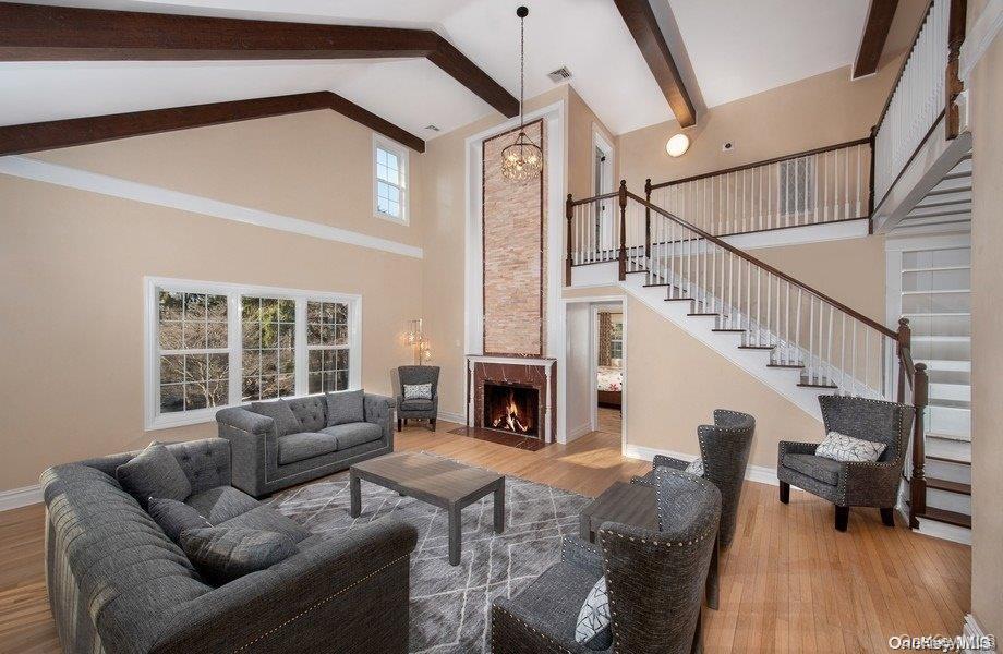 9 Tower Hill Road Shoreham, NY 11786 - Photo 3 of 41 Two story Family Room with fireplace