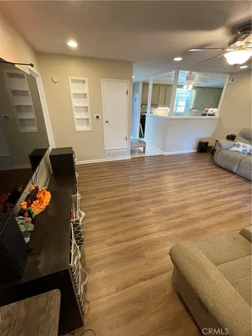 a view of a living room