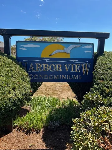 a sign on the side of building