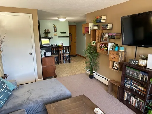 a room with furniture and a flat screen tv