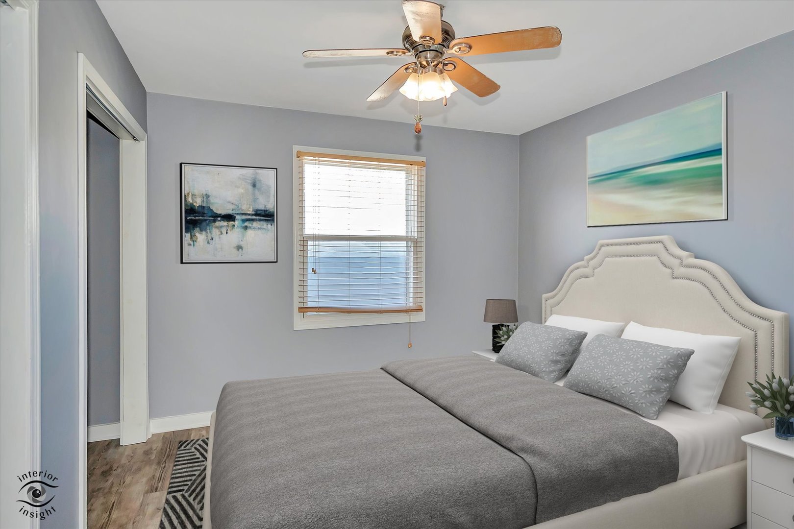 7515 West 61st Street Summit, IL 60501 - Photo 14 of 32 a bedroom with a bed and a painting on the wall