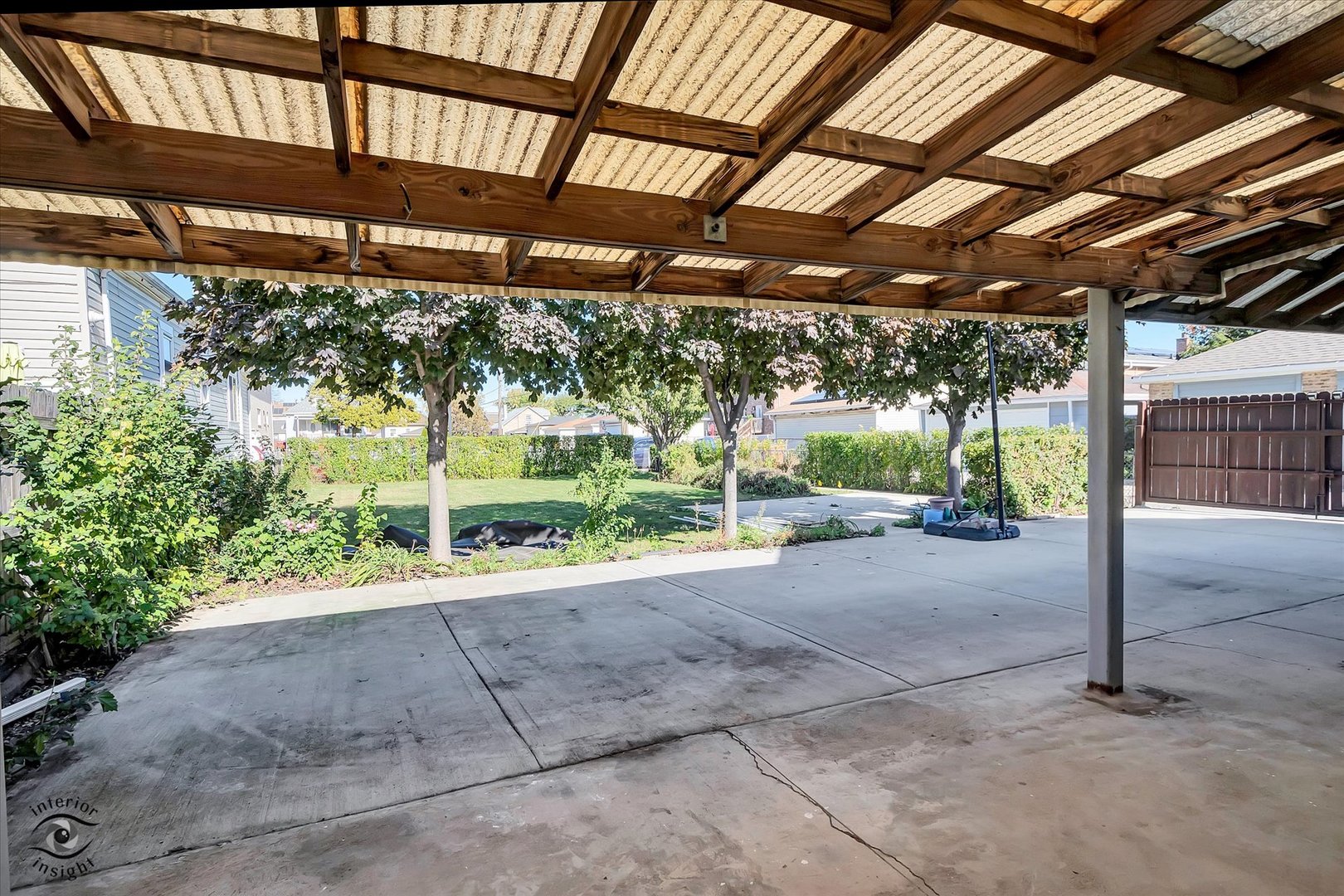 7515 West 61st Street Summit, IL 60501 - Photo 30 of 32 a view of a backyard with porch