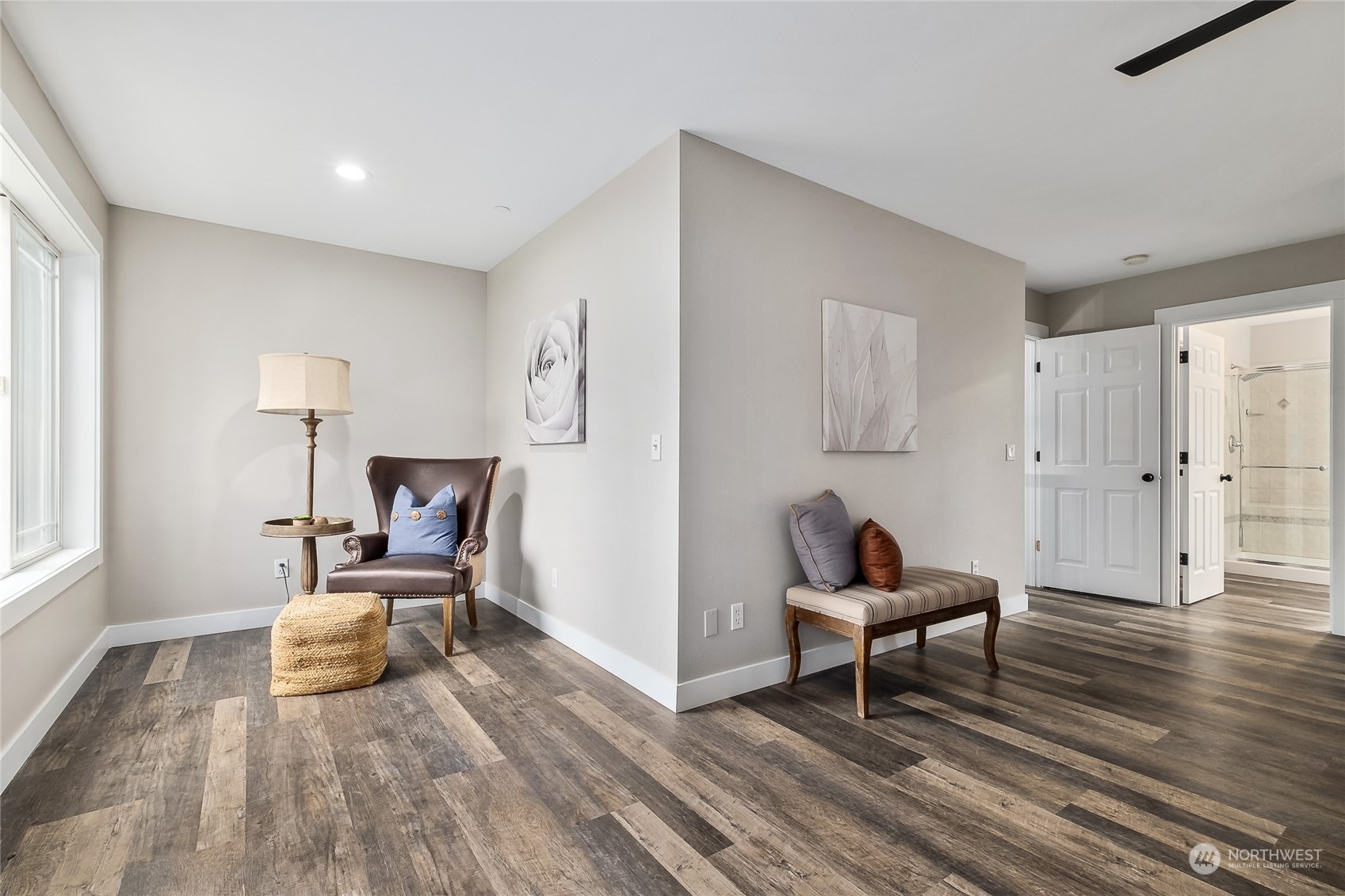 24827 247th Place Southeast Maple Valley, WA 98038 - Photo 21 of 33 a living room with furniture and a wooden floor