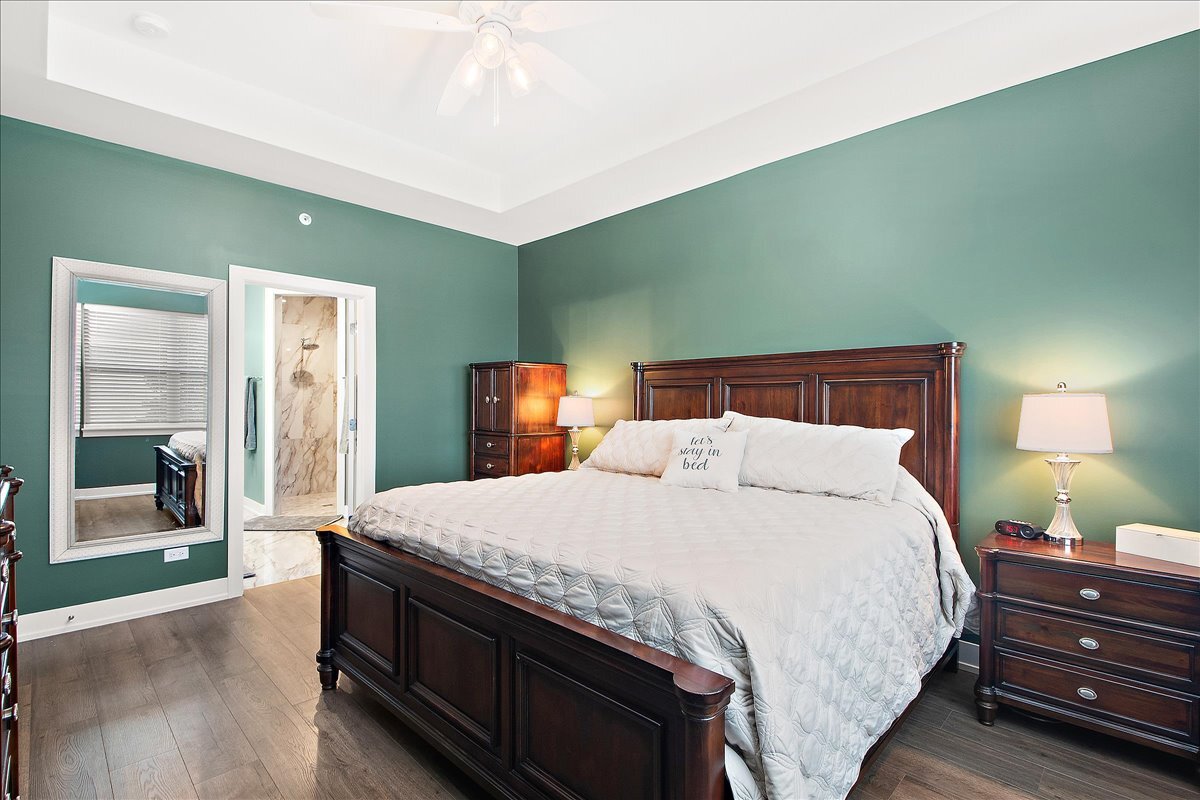 1330 Lacoma Drive Lockport, IL 60441 - Photo 15 of 36 a bedroom with a bed and a mirror