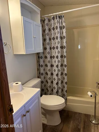 a view of a porch with wooden floor and outdoor space