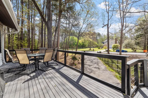 a view of outdoor space with seating area
