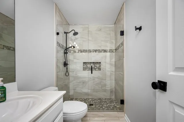 a view of a golf course with a lake