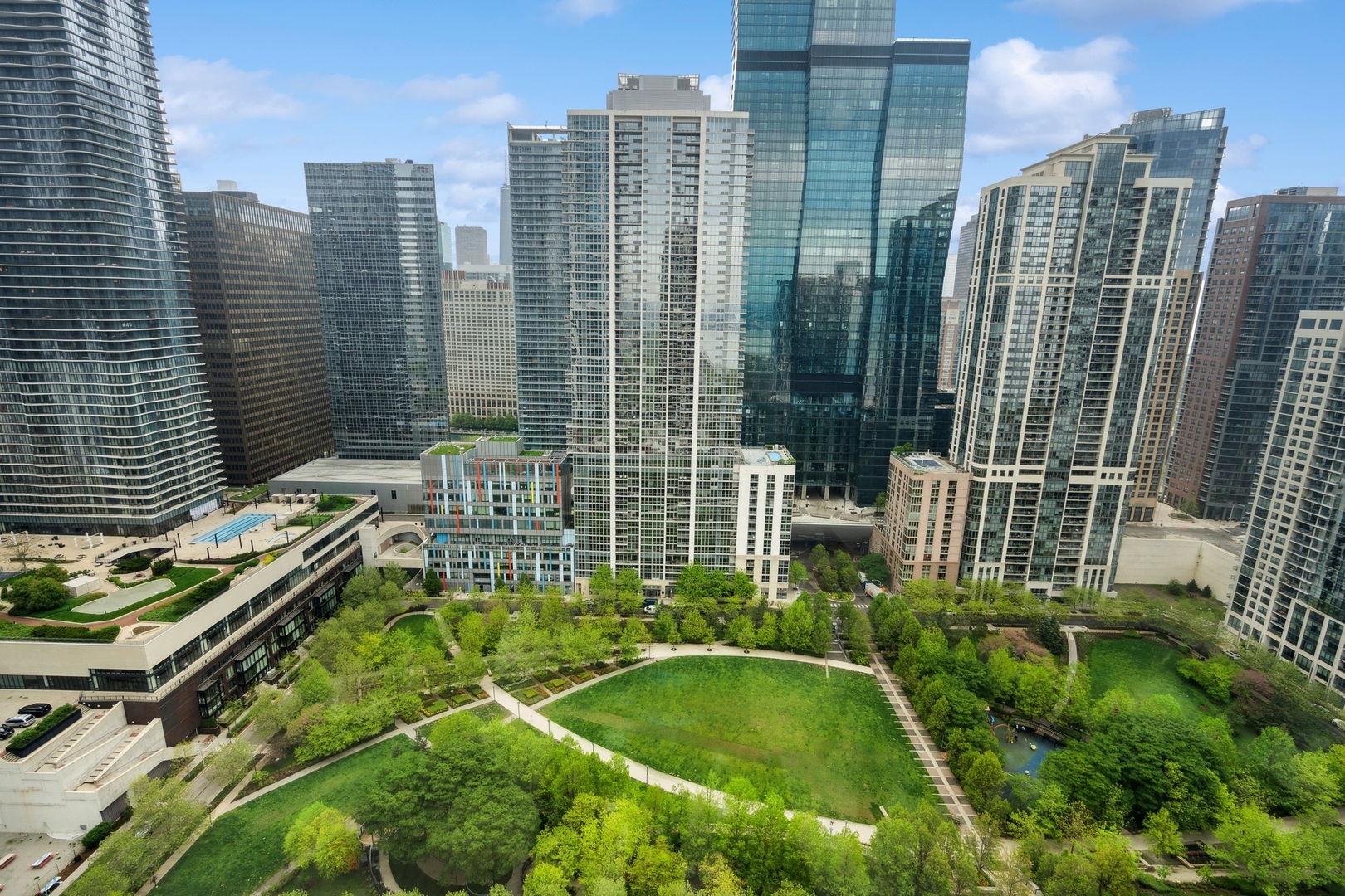 360 East Randolph Street, Unit 1208 Chicago, IL 60601 - Photo 19 of 27 a view of balcony with a garden and plants