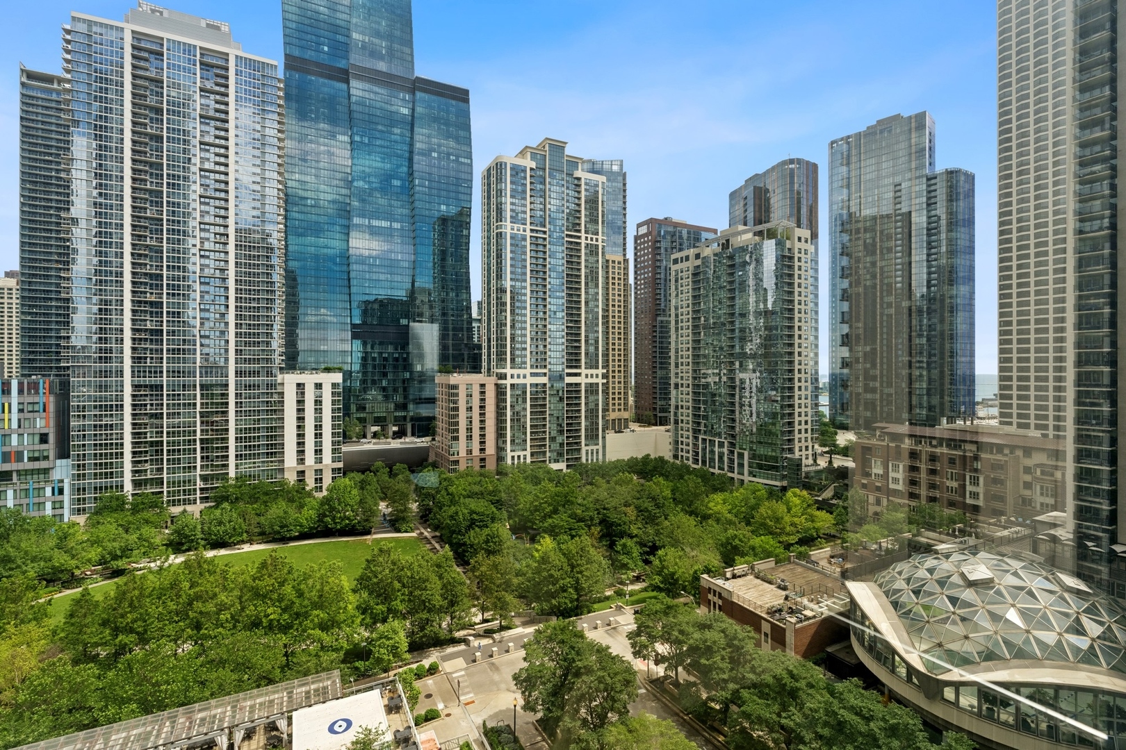 360 East Randolph Street, Unit 1208 Chicago, IL 60601 - Photo 20 of 27 a view of a city with tall buildings