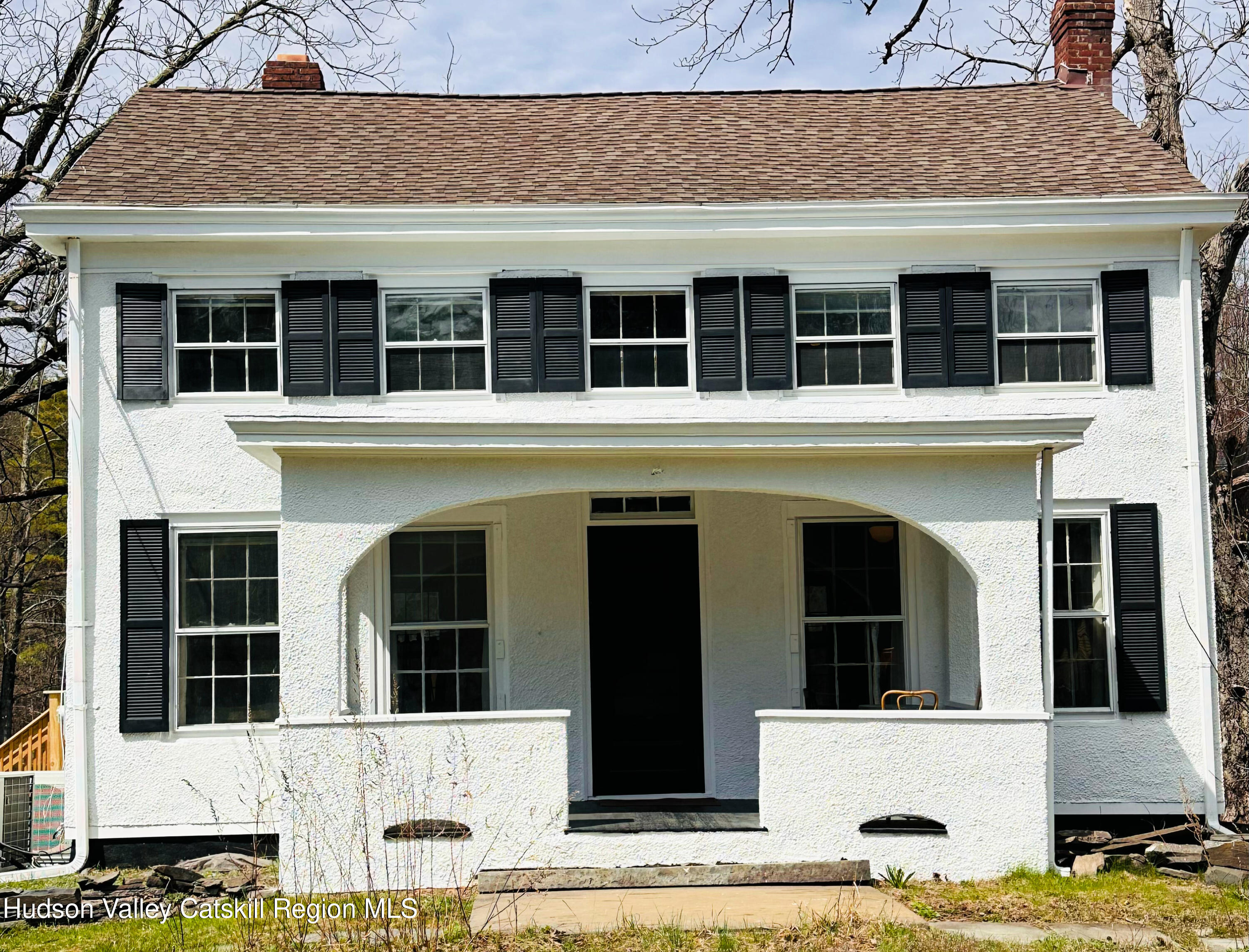 a view of a large windows