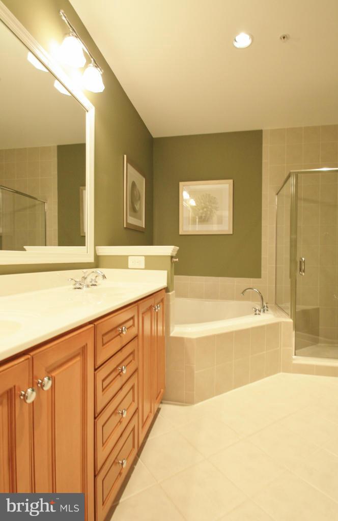 413 Princess Street Alexandria, VA 22314 - Photo 20 of 30 Master bath with soaking tub and separate shower