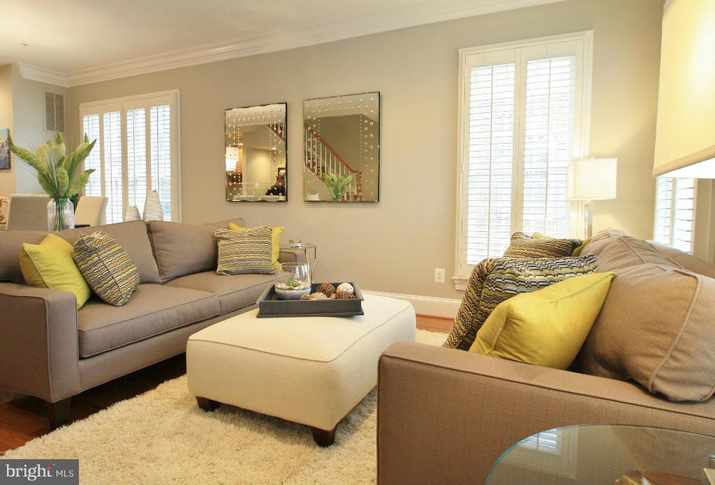413 Princess Street Alexandria, VA 22314 - Photo 3 of 30 Light and bright living room with multiple windows