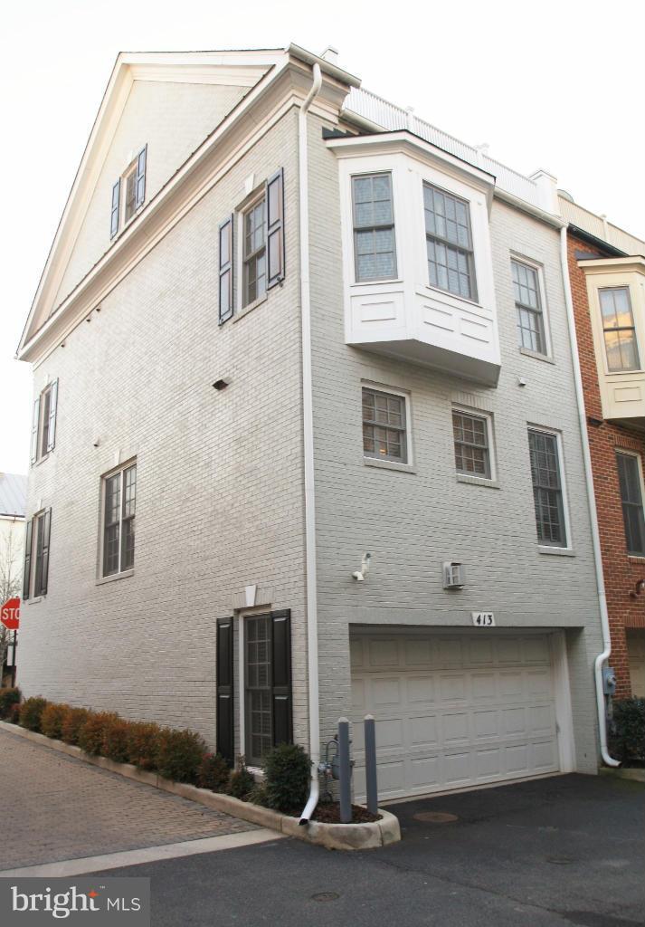 413 Princess Street Alexandria, VA 22314 - Photo 30 of 30 Rear of property with 2-car garage