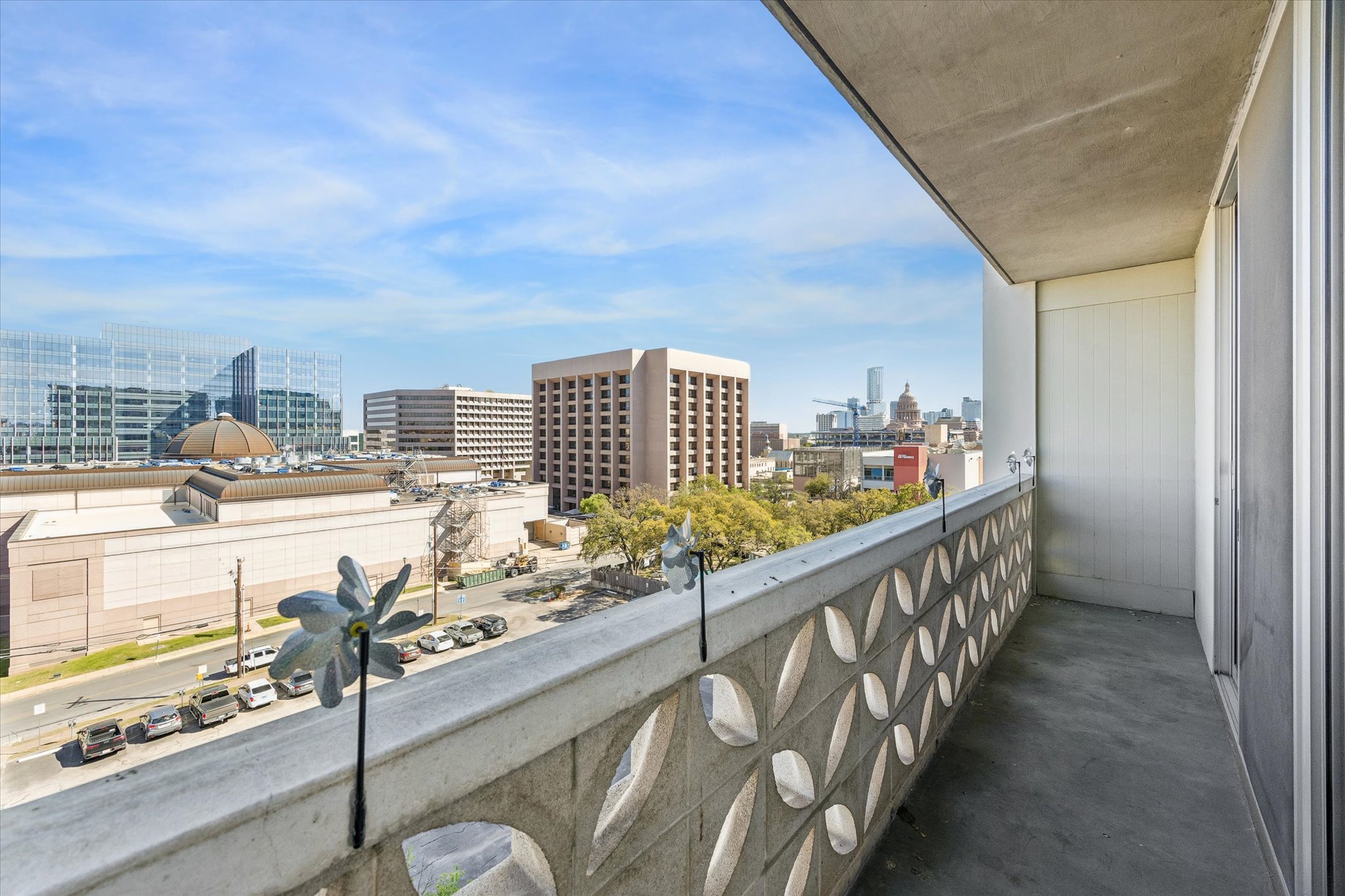 1801 Lavaca Street, Unit 6E Austin, TX 78701 - Photo 17 of 32 Balcony featuring a view of city