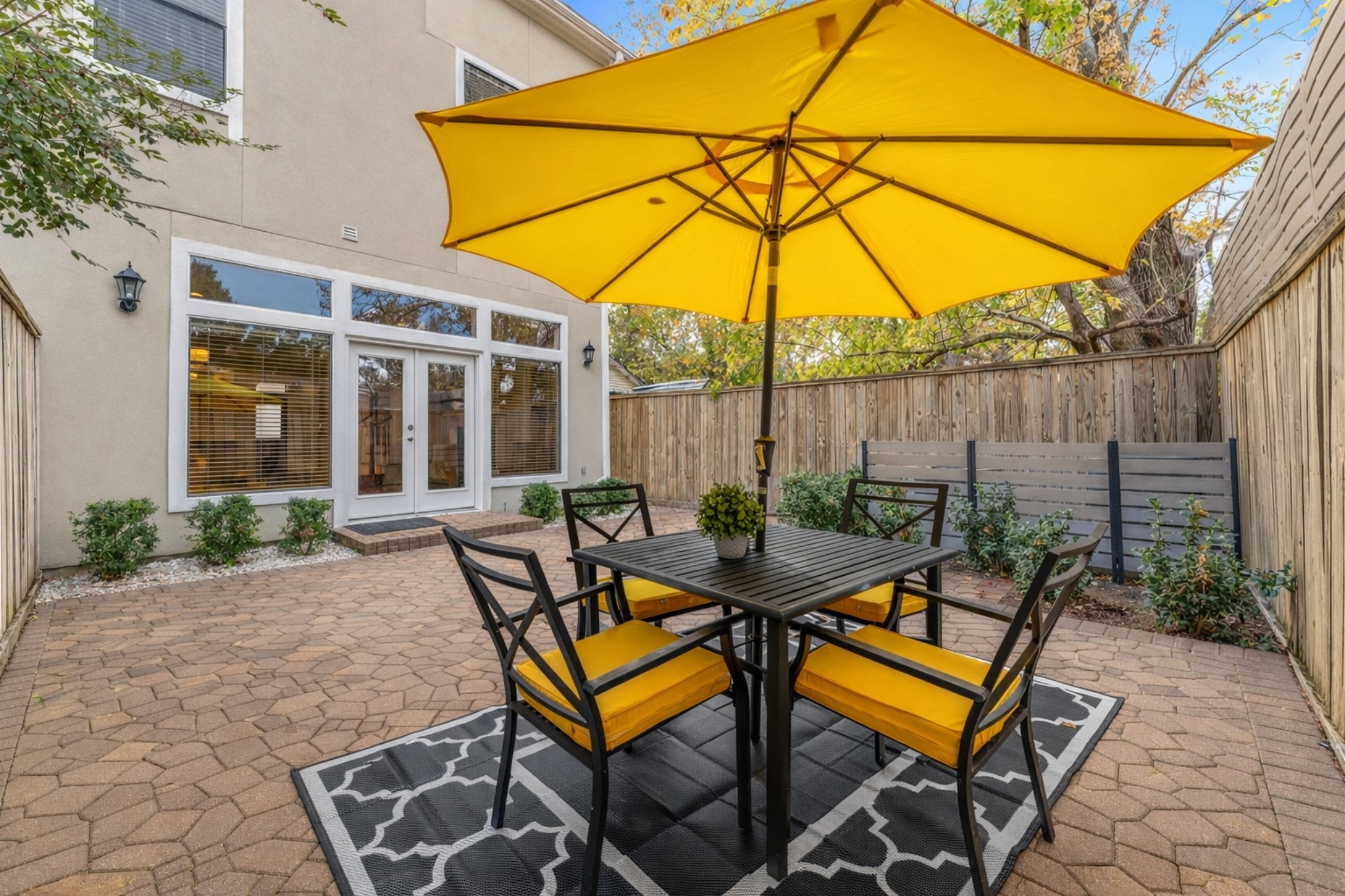5422 Gibson Street, Unit A Houston, TX 77007 - Photo 16 of 42 Fantastic backyard area is 525 square feet and a perfect outdoor entertaining space!