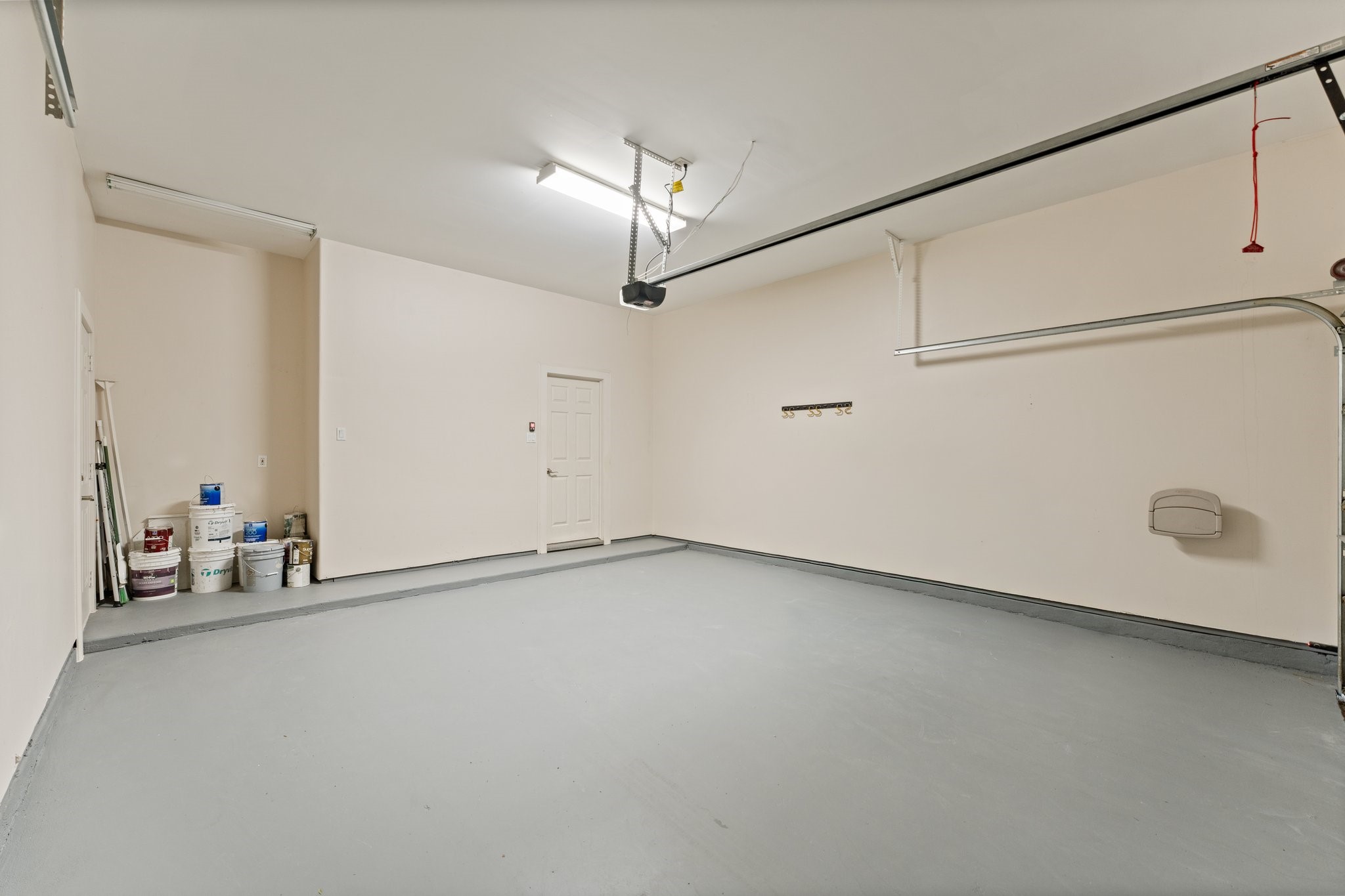 5422 Gibson Street, Unit A Houston, TX 77007 - Photo 40 of 42 Two car garage with freshly painted epoxy floor.