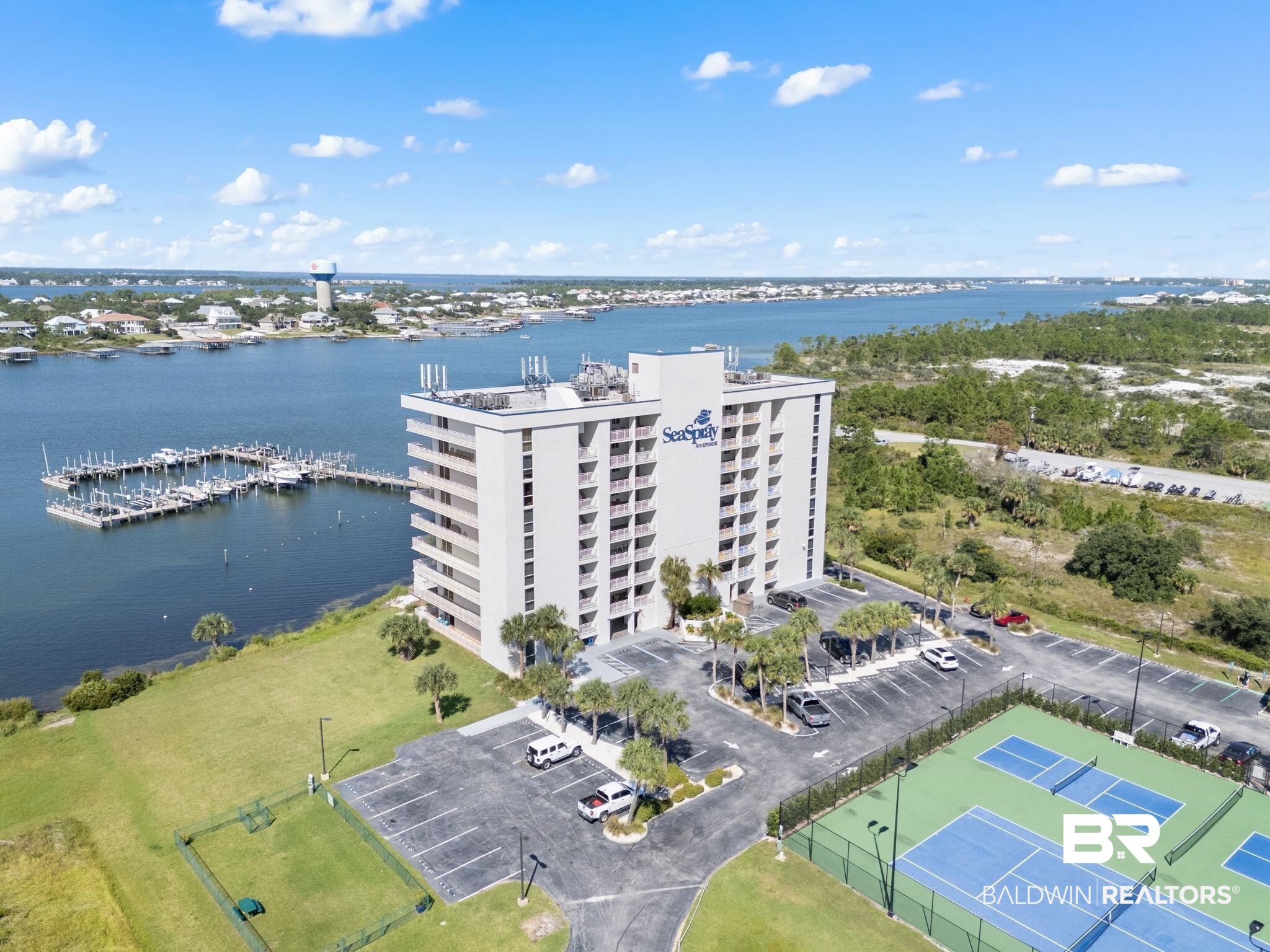 16284 Perdido Key Drive, Unit 912 Perdido Key, FL 32507 - Photo 49 of 49 Drone / aerial view of apartment complex / building and a nearby body of water