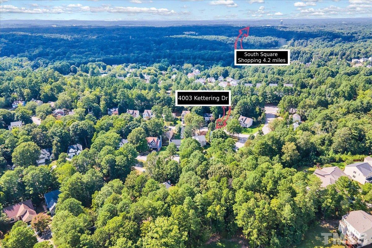4003 Kettering Drive Durham, NC 27713 - Photo 26 of 28 a view of a garden with an outdoor space