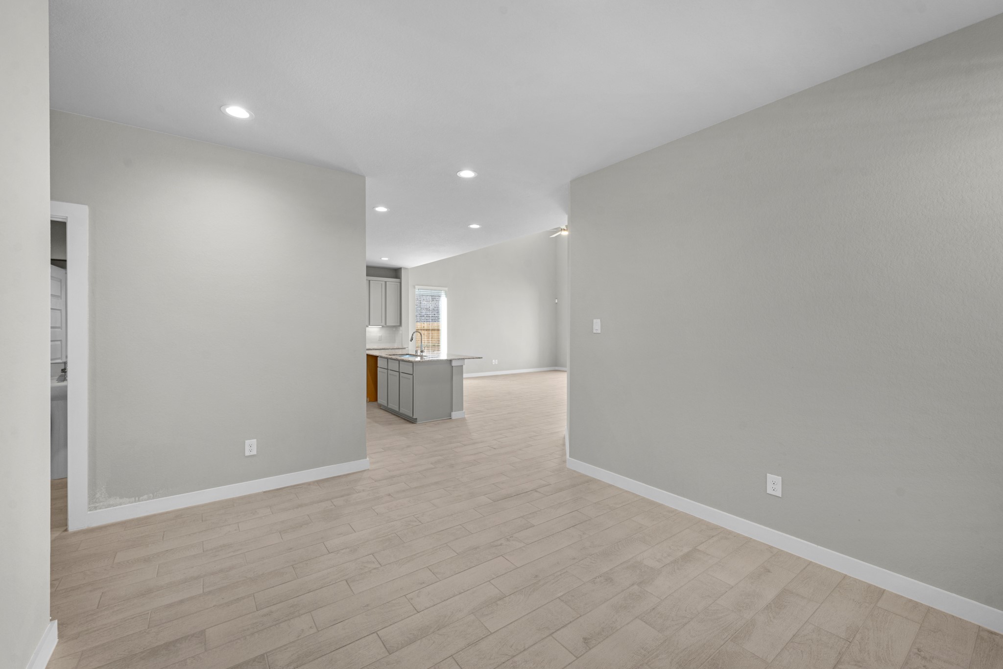 2129 Sunflower View Street Brookshire, TX 77423 - Photo 7 of 29 a view of empty room with kitchen