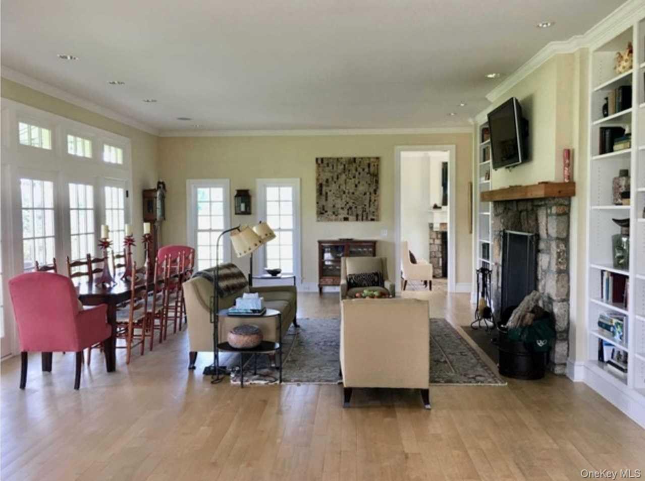 162 Amenia Union Road Amenia, NY 12501 - Photo 7 of 15 Large Living Room/Dining Room with Porch Access