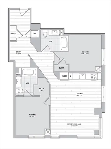 $4,930 | 99 Kneeland Street, Unit 1608, Boston, MA 02111
