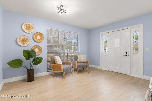 a living room filled with furniture