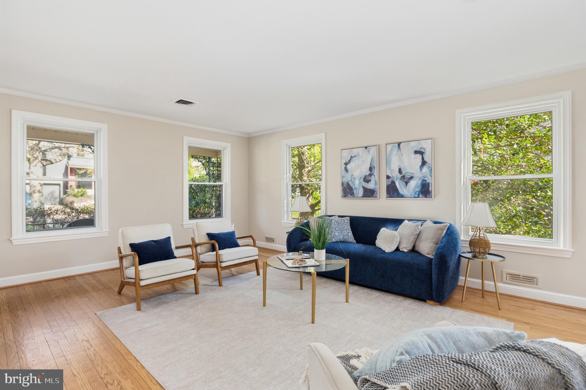 5523 Uppingham Street Chevy Chase, MD 20815 - Photo 3 of 31 Formal Living Room