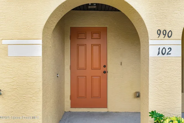 a view of front door