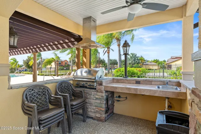 a view of outdoor space with seating space