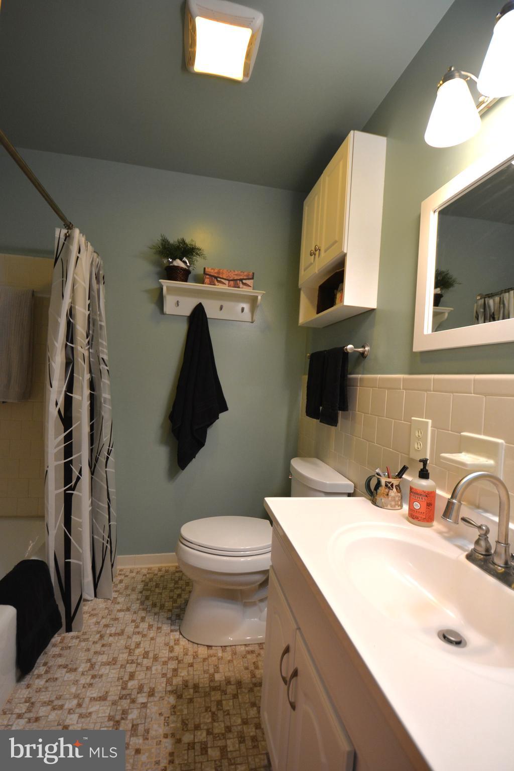1658 Sams Creek Road Westminster, MD 21157 - Photo 29 of 59 a bathroom with a sink toilet and mirror