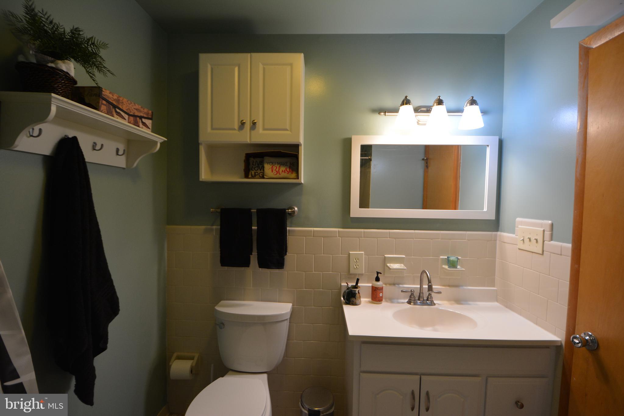 1658 Sams Creek Road Westminster, MD 21157 - Photo 32 of 59 a bathroom with a sink toilet and mirror