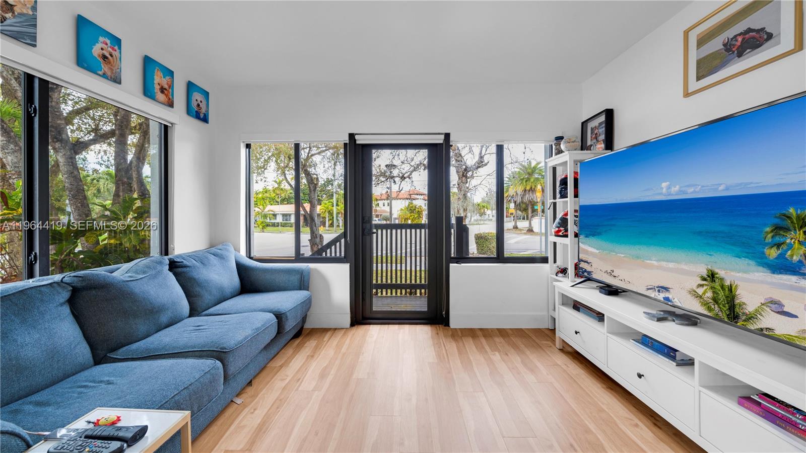 375 Southwest 32nd Road Miami, FL 33129 - Photo 16 of 39 a living room with furniture and large window