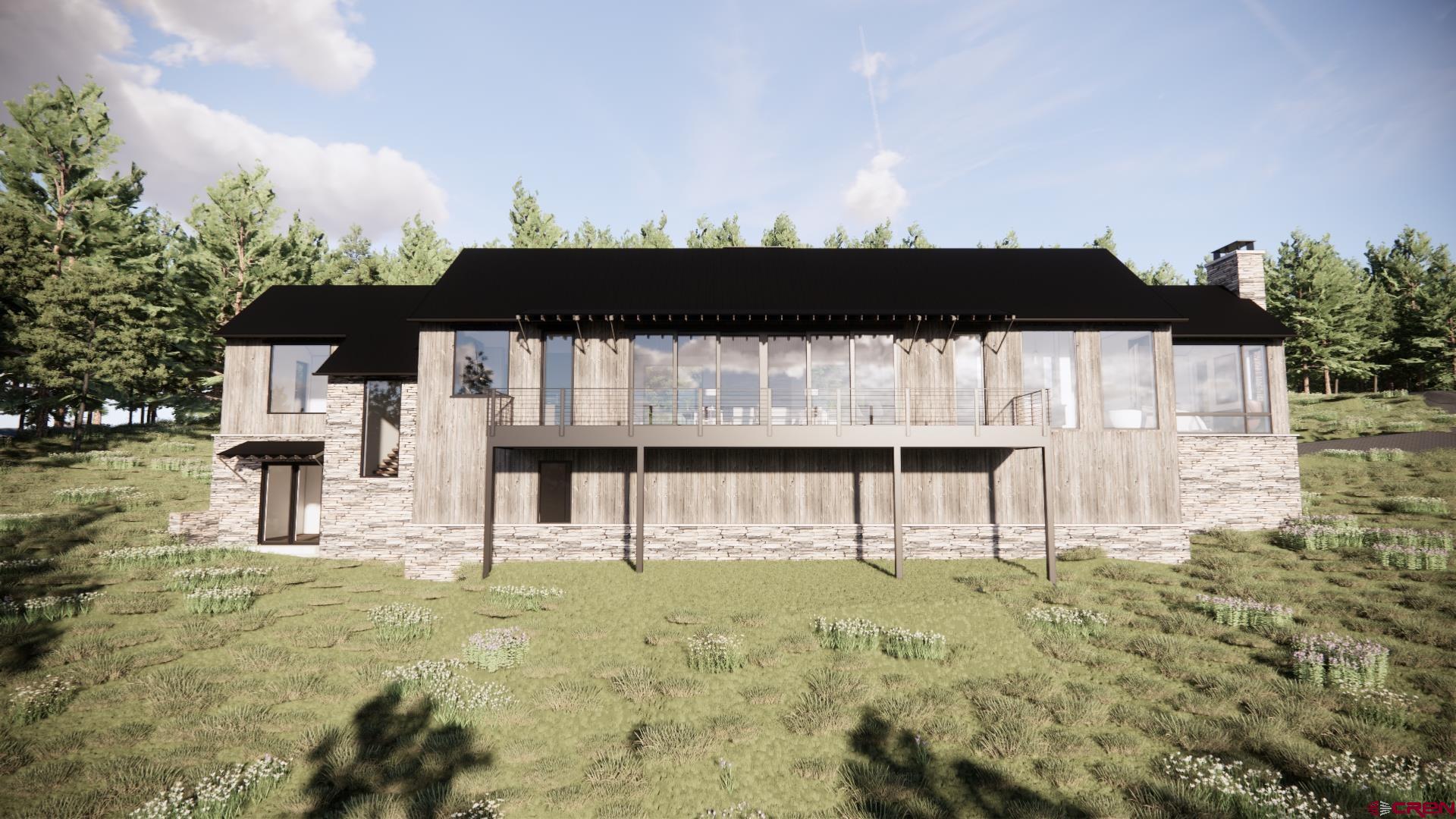 1620 Red Mountain Ranch Road Crested Butte, CO 81224 - Photo 32 of 45 a view of a terrace with wooden floor and fence