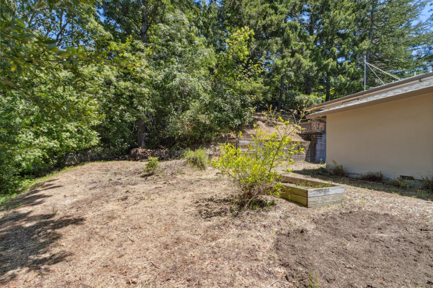 24895 Skyland Road Los Gatos, CA 95033 - Photo 61 of 113 a backyard of a house with a large tree
