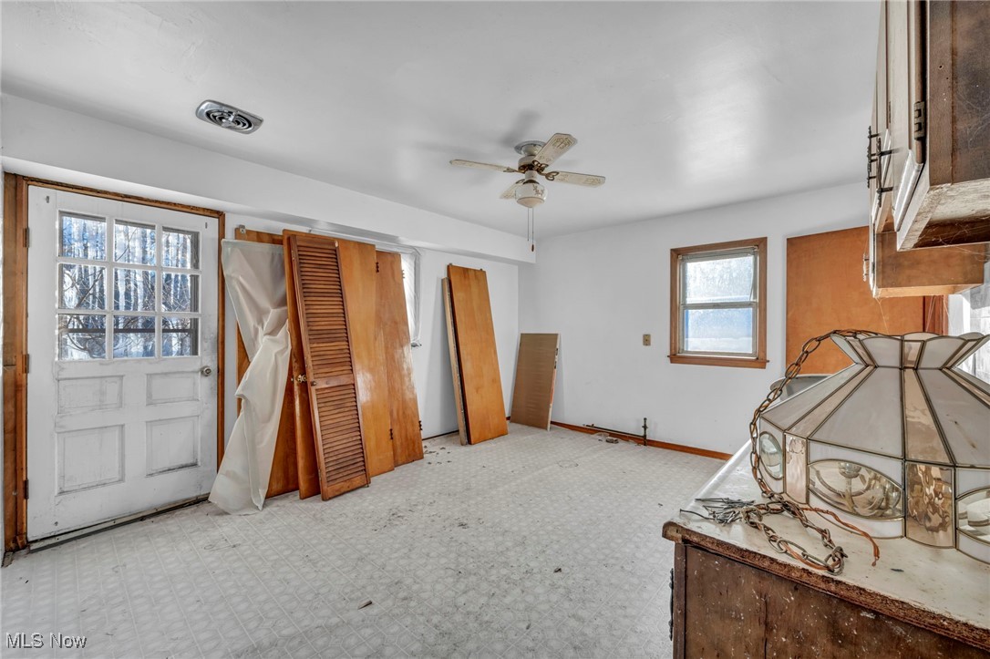 14750 Schreiber Road Maple Heights, OH 44137 - Photo 7 of 44 Entrance foyer featuring tile patterned floors and a ceiling fan
