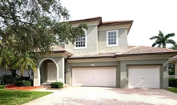 a view of outdoor space yard and swimming pool