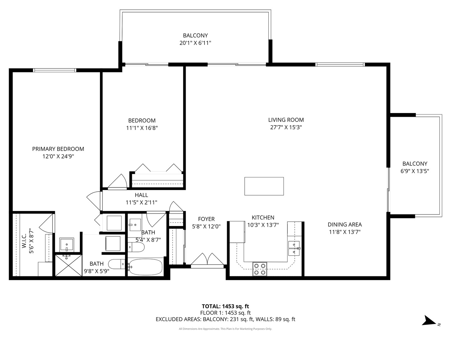 920 Vose Drive, Unit 202 Gurnee, IL 60031 - Photo 21 of 21 a picture of a wall with white and white