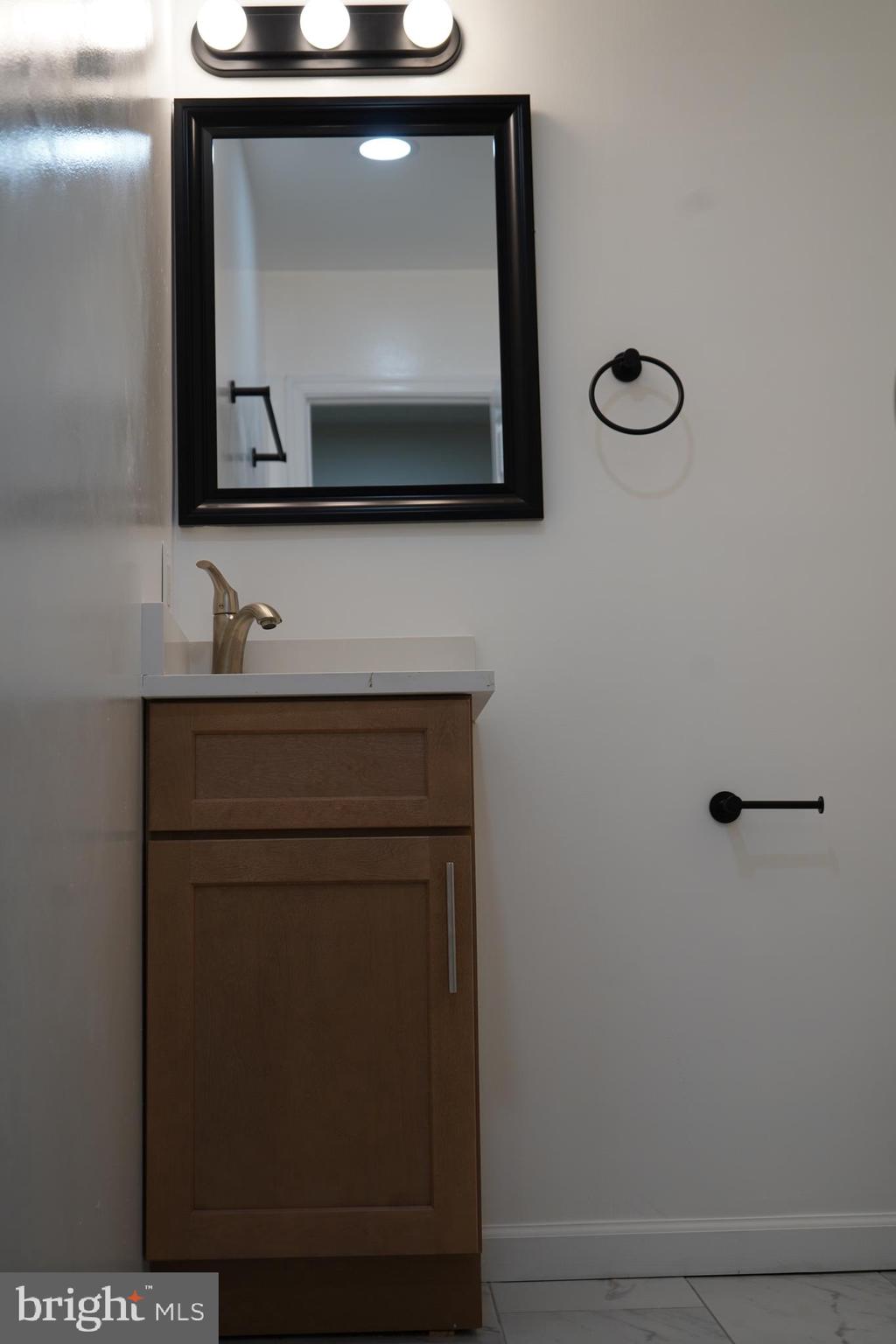 802 West Barre Street Baltimore, MD 21230 - Photo 38 of 72 a bathroom with a sink and a mirror