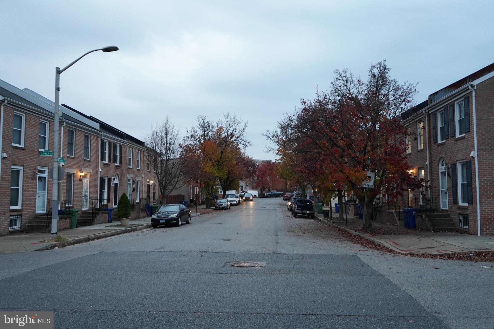 802 West Barre Street Baltimore, MD 21230 - Photo 7 of 72 a view of a street with a building
