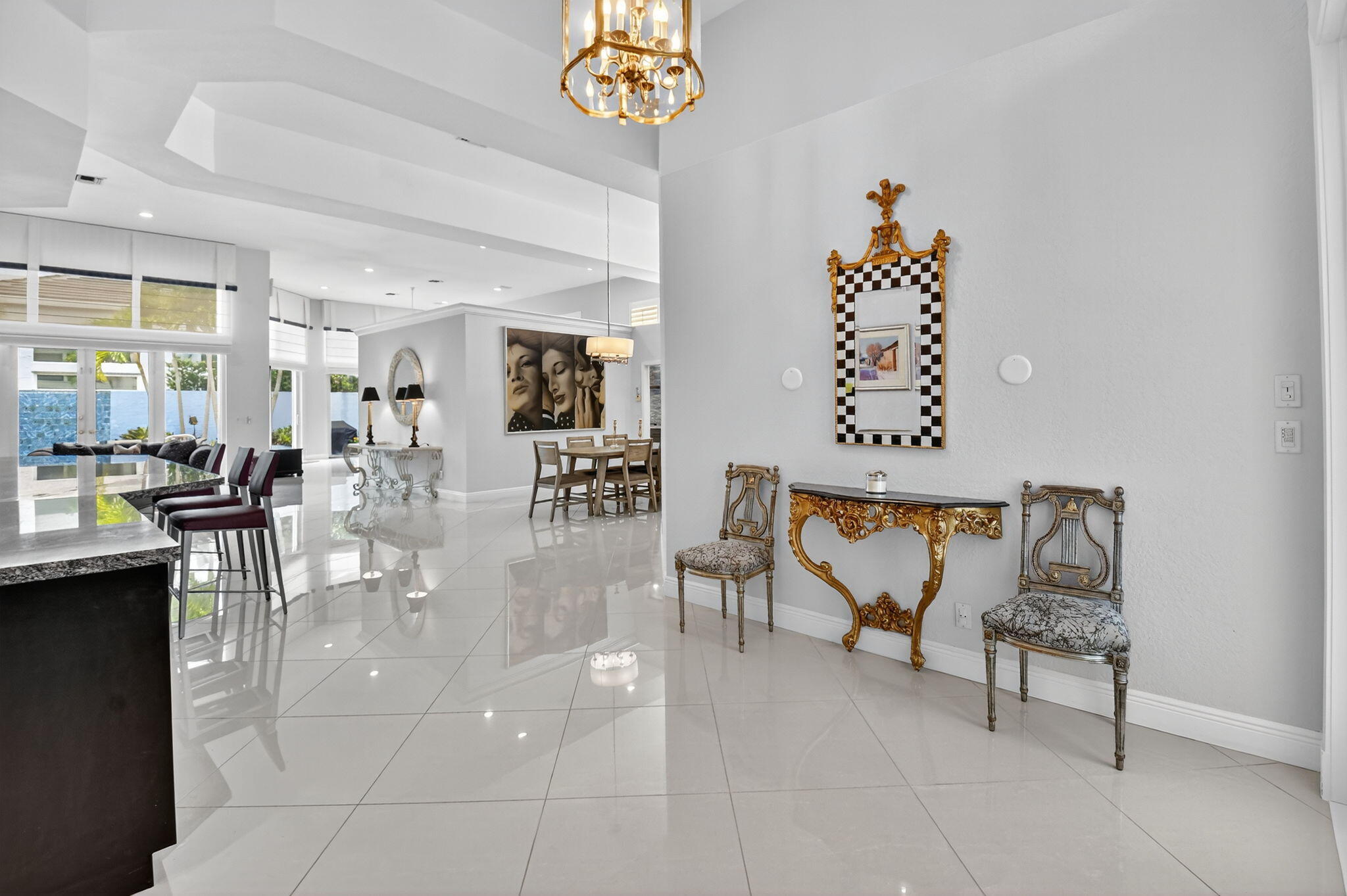 6535 Somerset Circle Boca Raton, FL 33496 - Photo 38 of 59 a lobby with furniture and a potted plant