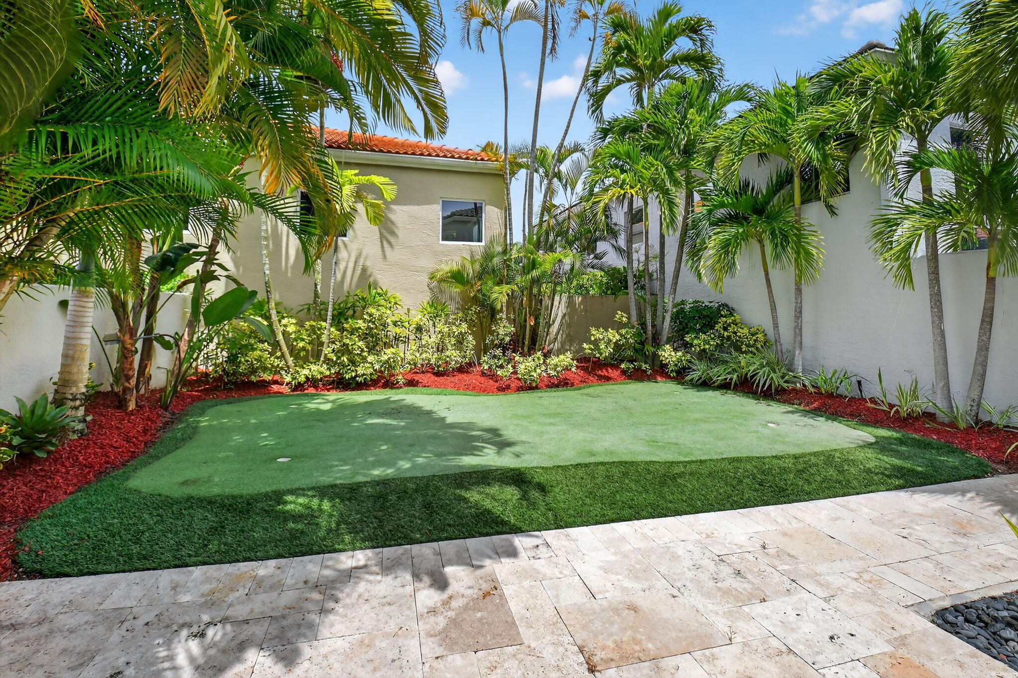6535 Somerset Circle Boca Raton, FL 33496 - Photo 49 of 59 a view of house with a yard and potted plants