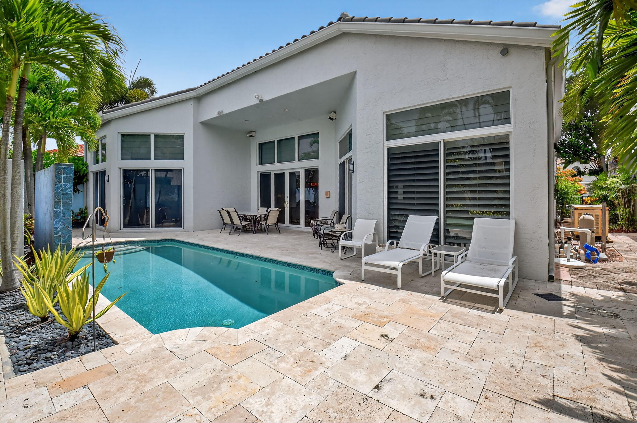 6535 Somerset Circle Boca Raton, FL 33496 - Photo 51 of 59 a view of a house with backyard and sitting area