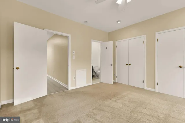 a view of empty room