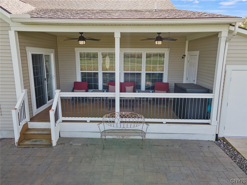 3443 Long Shadow Drive Lysander, NY 13027 - Photo 24 of 49 Private covered deck