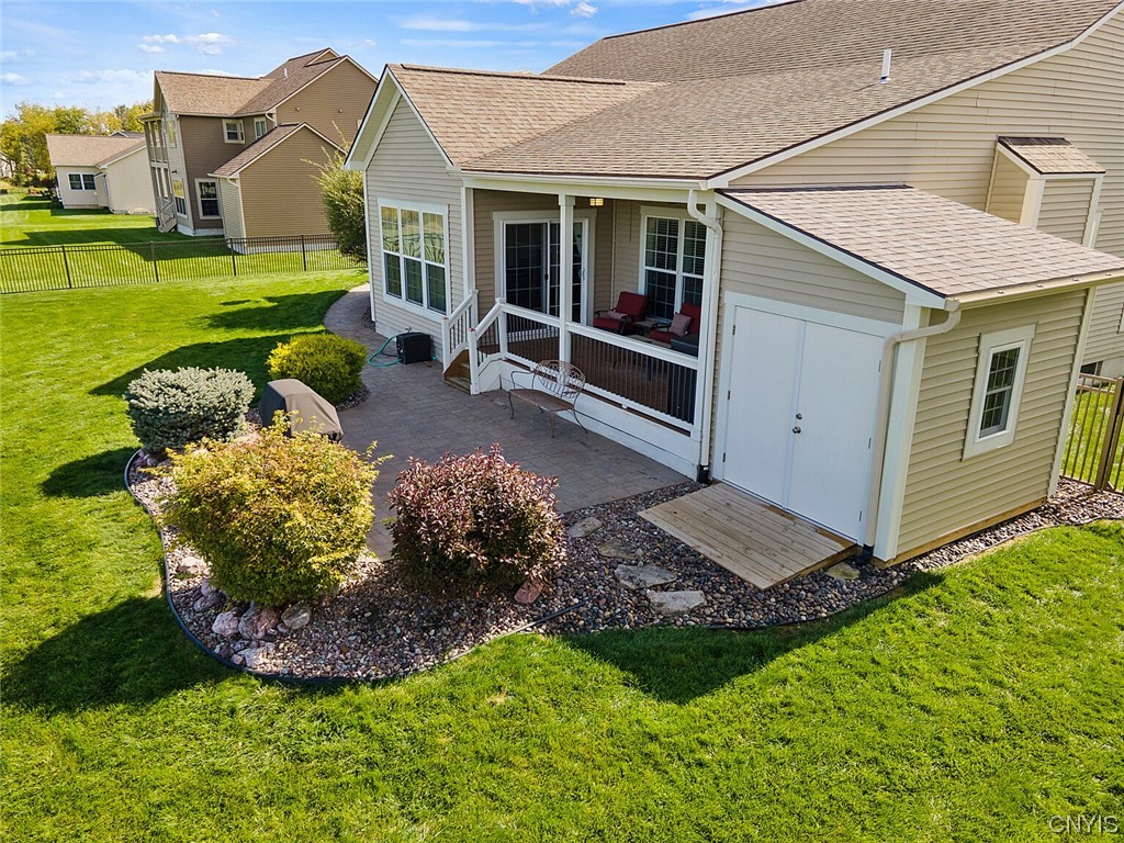 3443 Long Shadow Drive Lysander, NY 13027 - Photo 26 of 49 New attached shed blends in as it was there the en