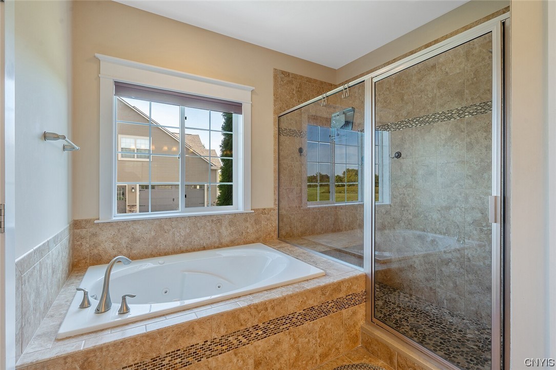 3443 Long Shadow Drive Lysander, NY 13027 - Photo 35 of 49 Separate shower and whirlpool tub