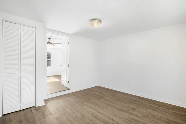 wooden floor in an empty room