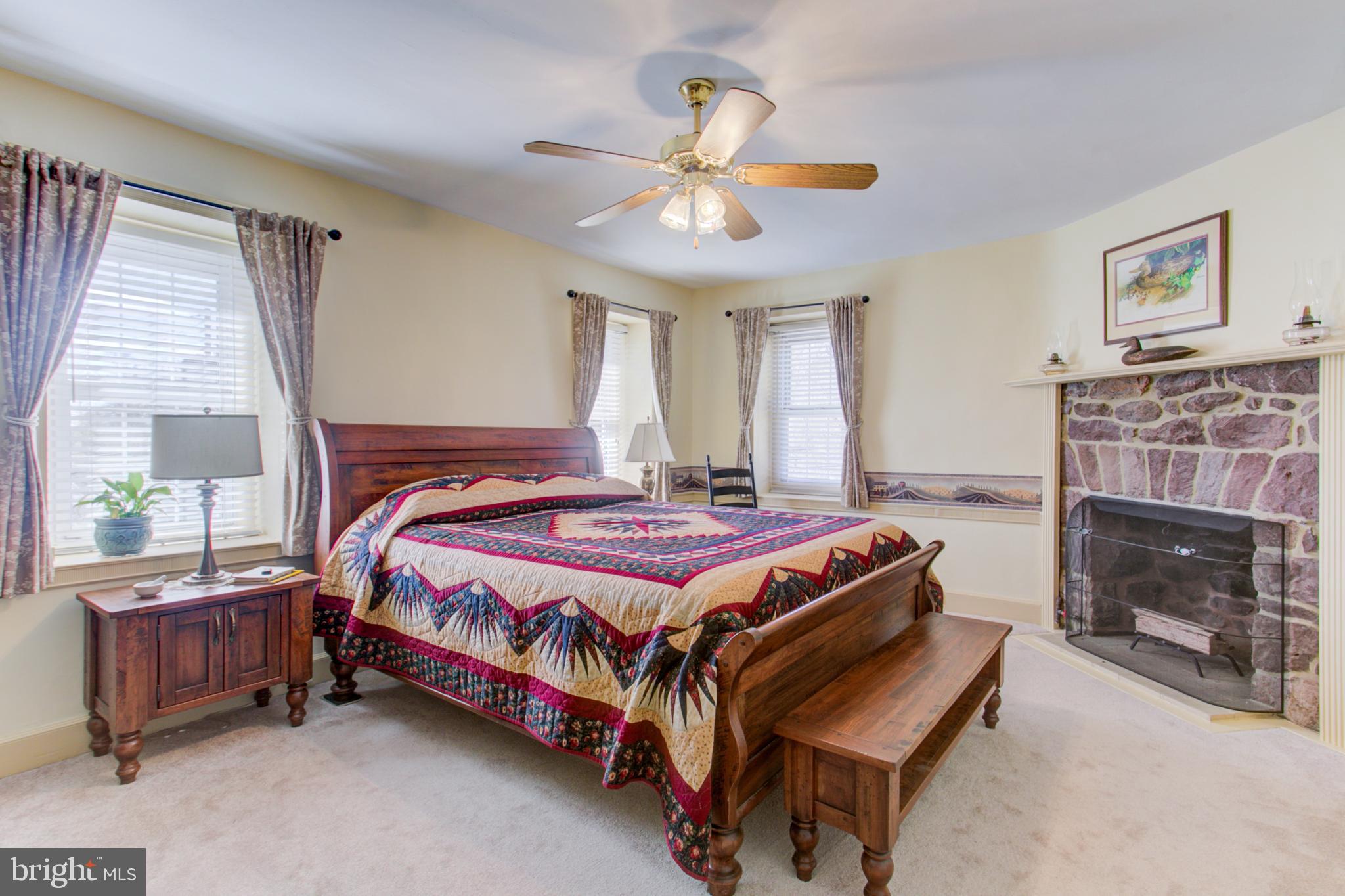 503 Big Spring Road New Cumberland, PA 17070 - Photo 21 of 56 Main bedroom with FP